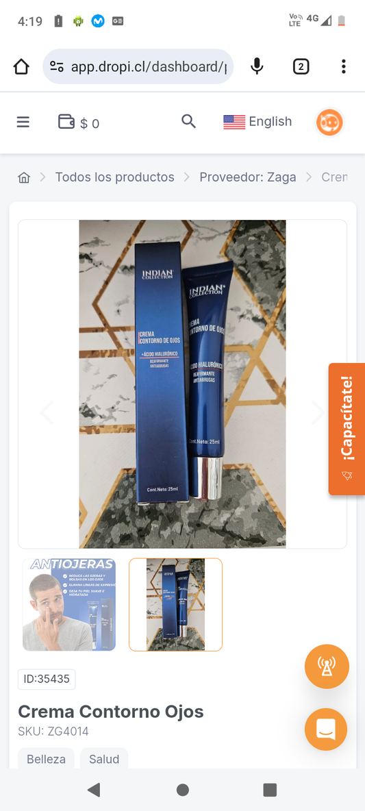 Crema Contorno Ojos