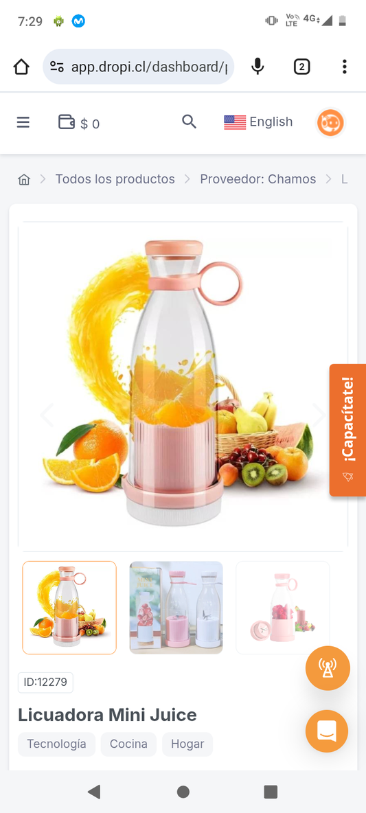 Licuadora Mini Juice