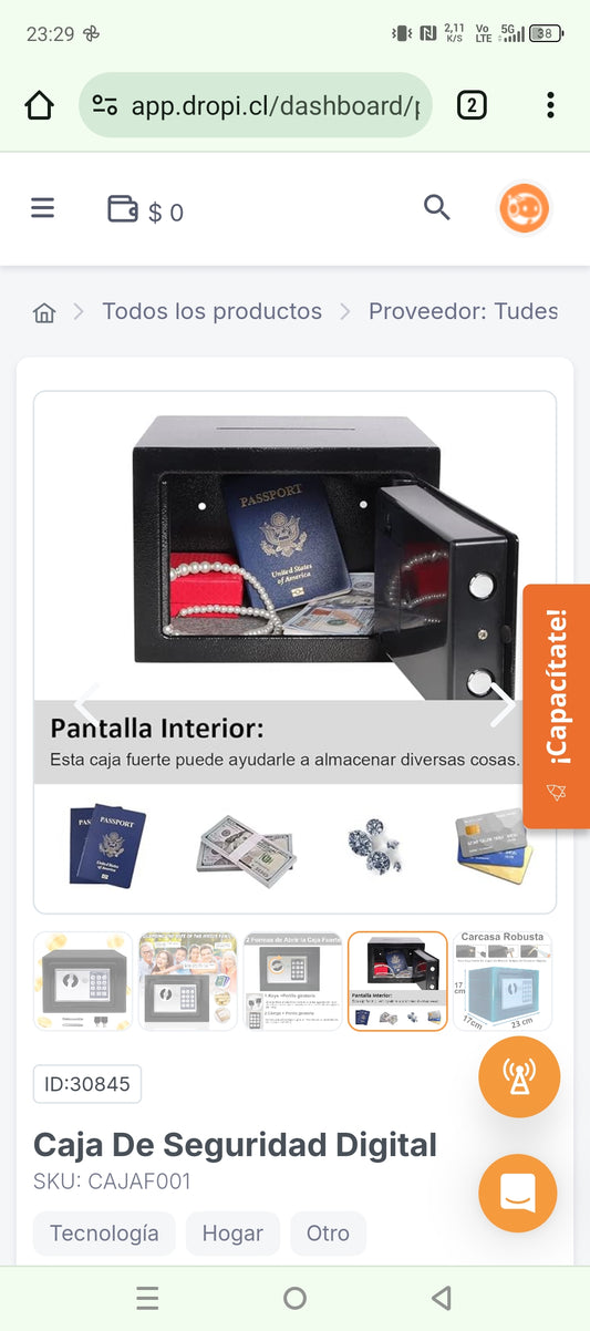 Caja De Seguridad Digital
